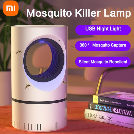XIAOMI USB Mosquito Killer Lamp LED Mute Insect Biting Device 360 ° Home Electric Mosquito Repellent Trap Kill Household Pests