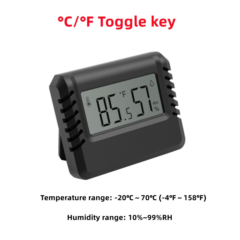 Mini Indoor Thermometer LCD Digital Temperature Room Hygrometer Gauge Sensor Humidity Meter Indoor Thermometer Temperature