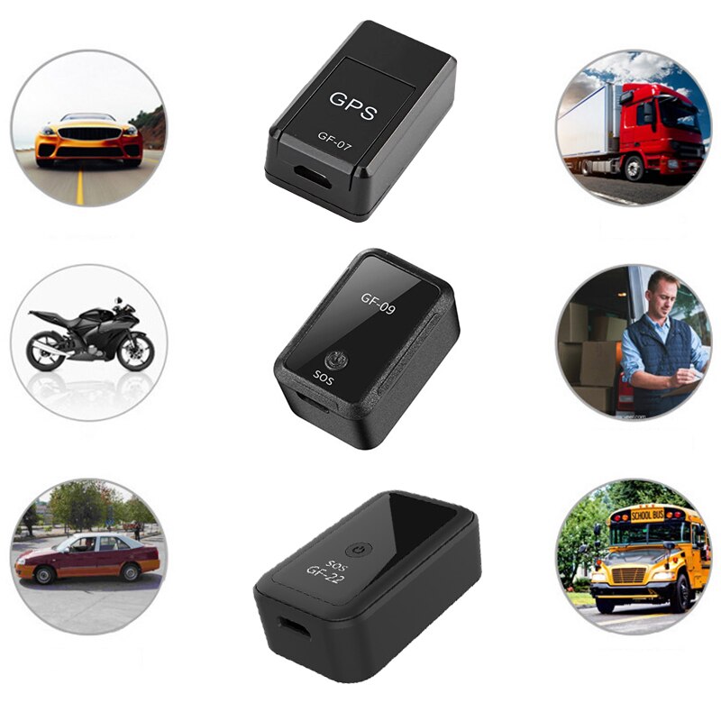 Setof GF07/09/22 Magnetic Mini Car Tracker GPS Real Time Tracking Locator Device Magnetic GPS Tracker Real-time Vehicle Locator