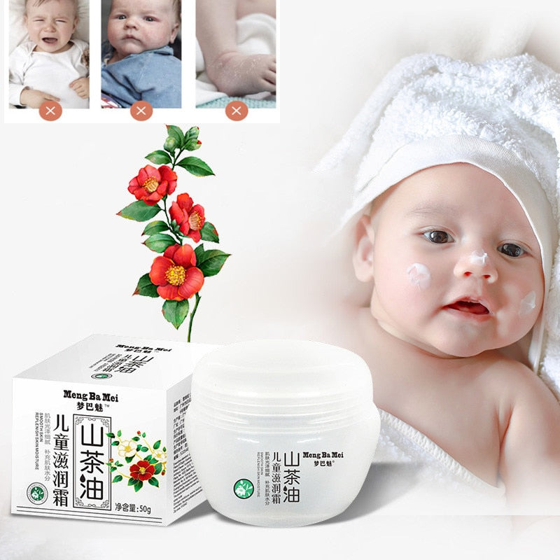 Tea Oil Baby Skin Cream Face Cream Moisturizing Moisturizing Cream Children's Body Lotion Children's Cream Snail Cream Skin Care