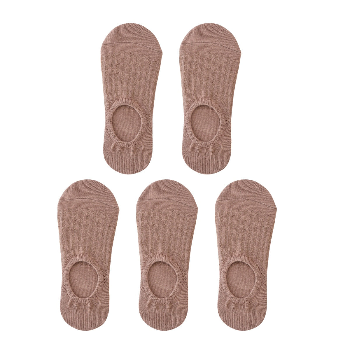 5pair Women Invisible Boat Socks Summer Mujer Silicone Non-slip Chaussette Ankle Low Female Cotton Show Breathable Calcetines
