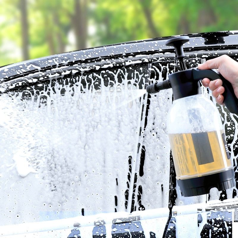 2L Foam Cars Watering Washing Tool Car Wash Sprayer Foam Nozzle Garden Water Bottle Auto Spray Watering Can Car Cleaning Tools