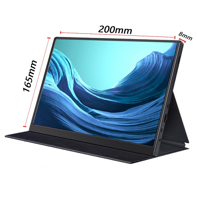 16 Inch Touch Panel Portable Monitor 1920*1080 IPS FHD Dual Speaker Laptop Extended Screen Gaming Display For PS4 PS5 Switch PC