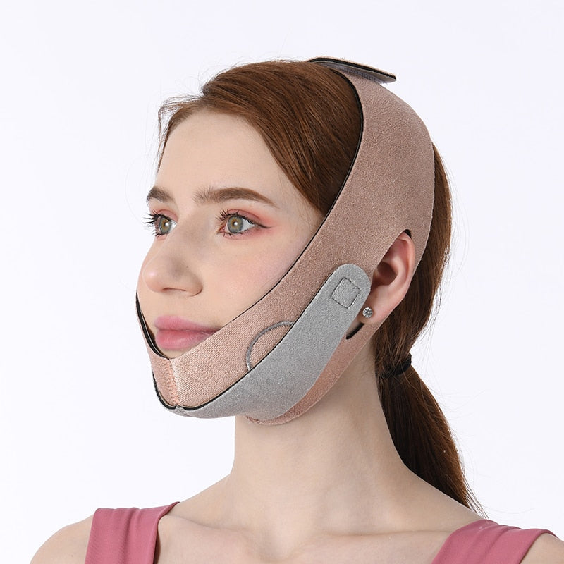 Women Slimming Chin Cheek Slim Lift Up Mask V Face Line Belt Anti Wrinkle Strap Band Facial Beauty Tool Face Slimming Bandage