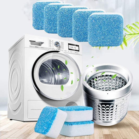 Washing Machine Cleaner Effervescent Tablets Deep Cleaning Efficient Sterilize Mildew Deodorant Remove Stains Home Detergent