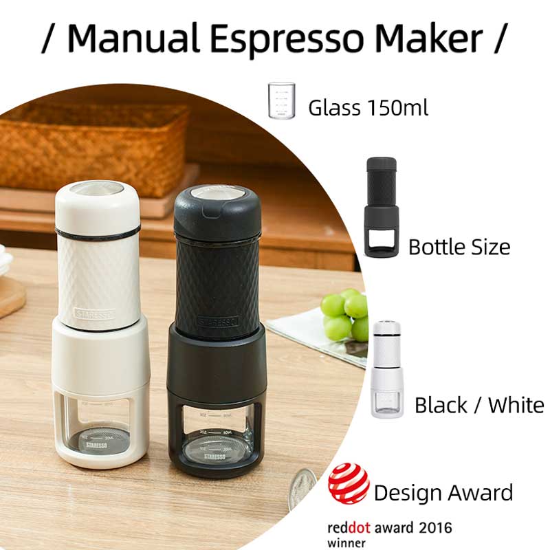 Staresso Portable Espresso Maker SP200 brew coffee capsules machine great for hikers campers travelers and white-collar workers