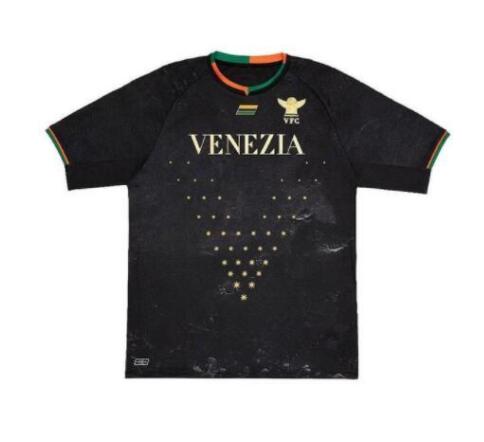 Venezia Home Away New Venezia FC Long Sleeve Jersey Black White 22 23 Venice 2022 2023 BUSIO Shirts