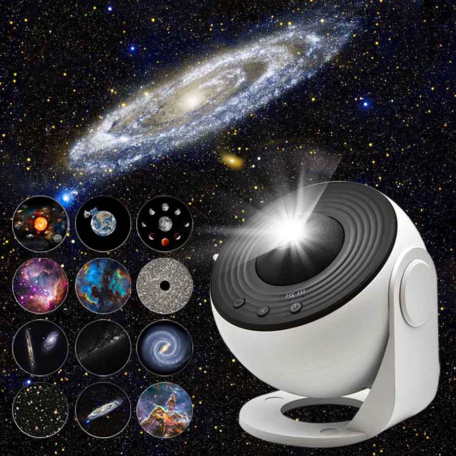 12 in 1 Starry Sky Galaxy Projector LED Night Light  Planetarium Space Star Lamp For Kids Gift Bedroom Games Room Decoration