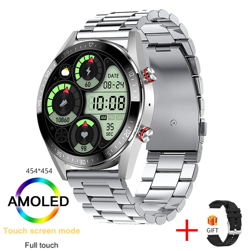 2022 New Men Smart Watch Always Display The Time Bluetooth Call Sport Music 4GB Memory Card Smartwatch For Samsung Android ios