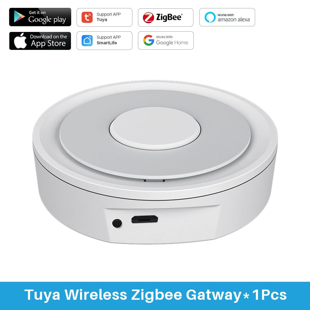 Zigbee Gateway Tuya HUB Wireless Bridge Smart Home Remote Control Zigbee 3.0 Protocol Smart Life Works With Alexa Google Home