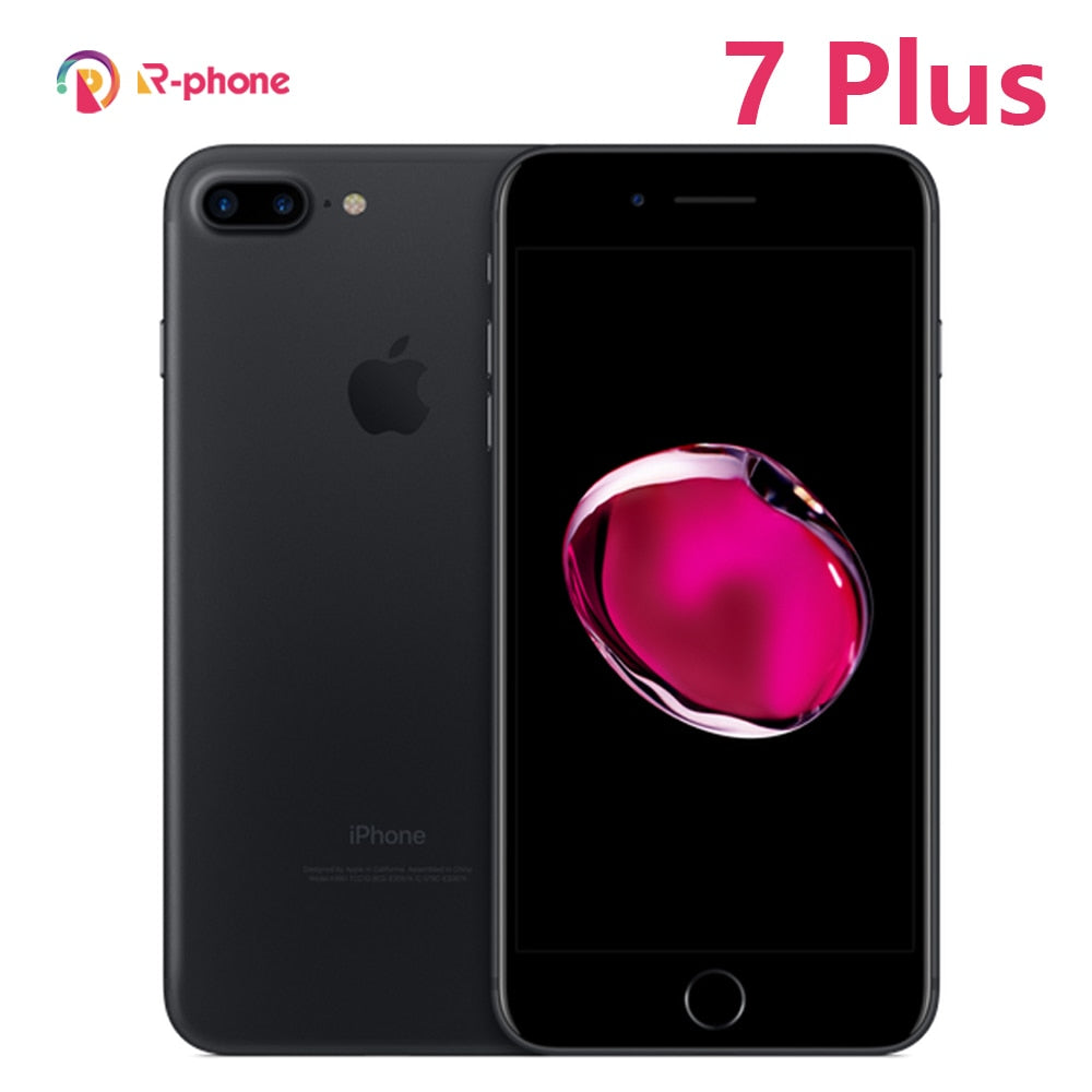 iPhone 7 Plus Original Apple 3GB RAM 32/128GB/256GB 7P Phone ROM iOS 14/15 4G LTE Unlocked Cellphone Fingerprint 12MP