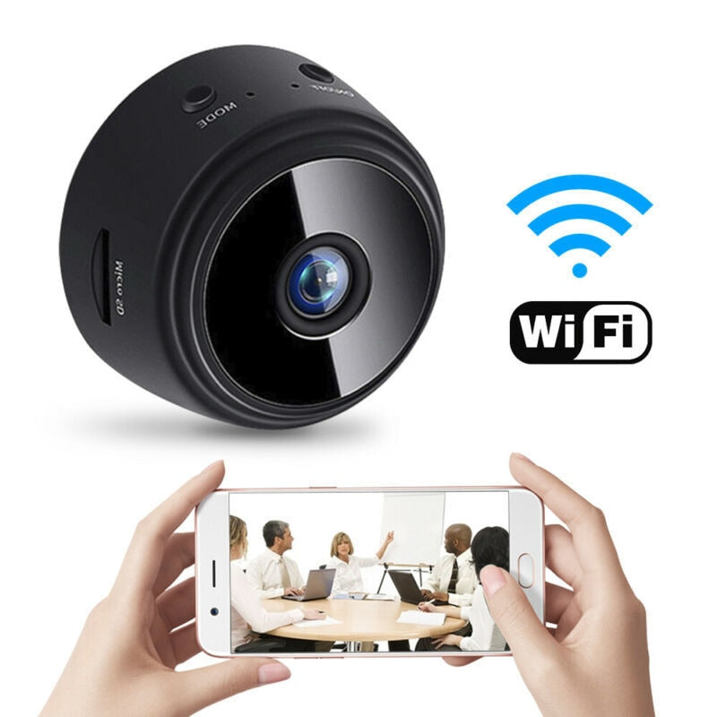 A9 Mini caméra de Surveillance IP WiFi HD 1080p  Micro enregistreur vocal sans fil, Version nocturne