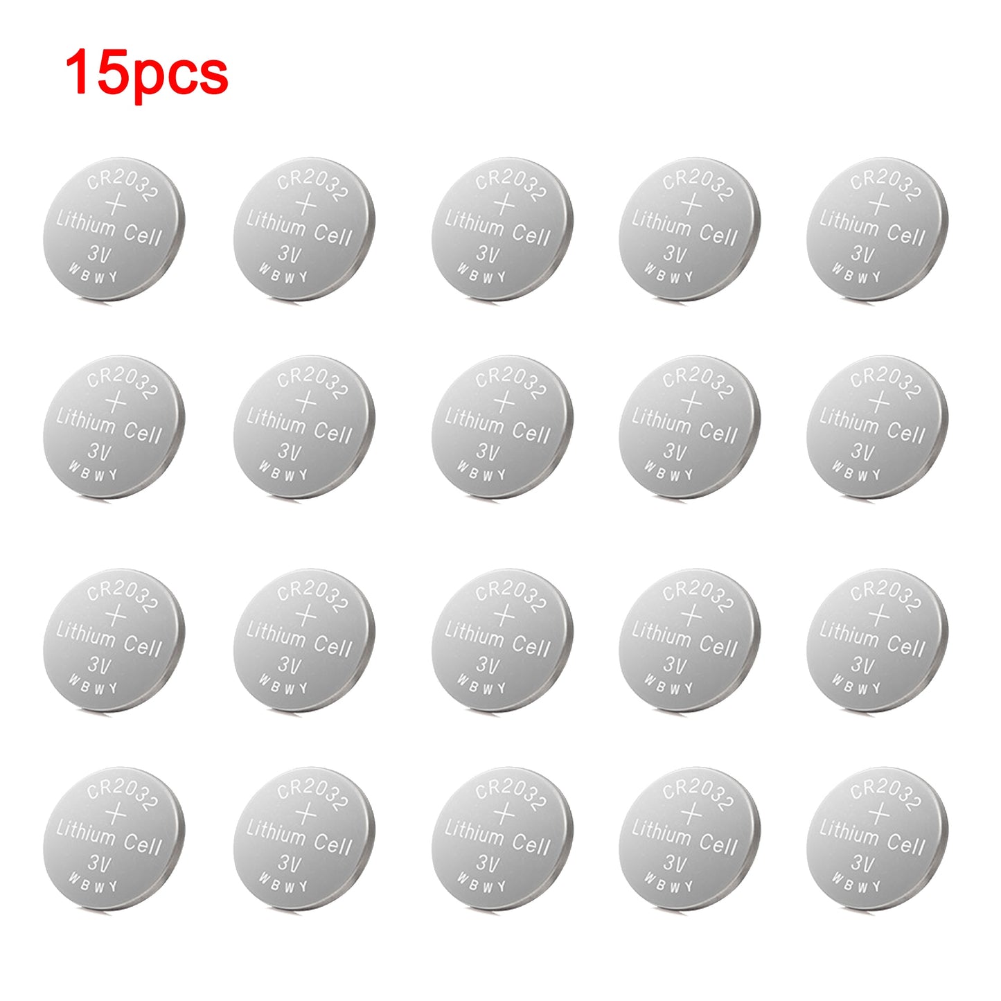 Lithuim Cell Button 3V CR2032 BR2032 DL2032 ECR2032 Lithium Li-ion Batteries for Electronic Watch LED Light Toy Remote 5Pcs