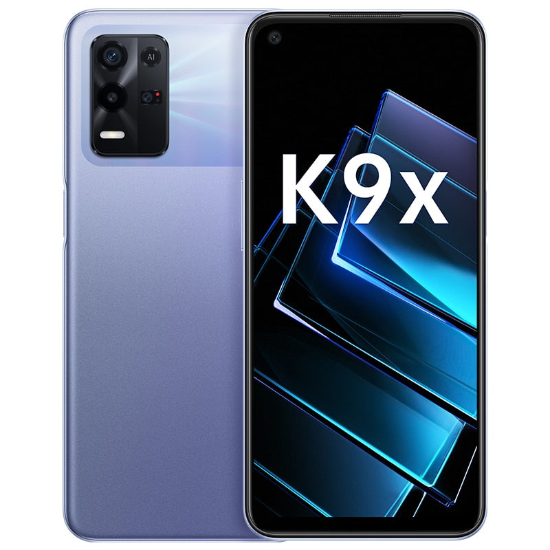 OPPO K9X 5G Smartphone Dimensity 810 Octa Core 6.5inch 90Hz FHD Screen 5000mAh Battery 64MP Camera Colos OS Mobile Phones