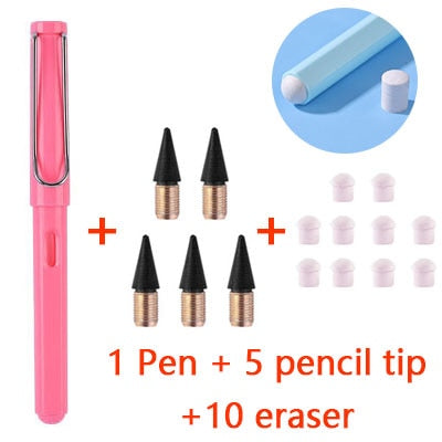 16PCS/SET Eternal Pencil Unlimited Writing  Pencils Art Sketch Painting Design Tools School Supplies School Stationery gifts