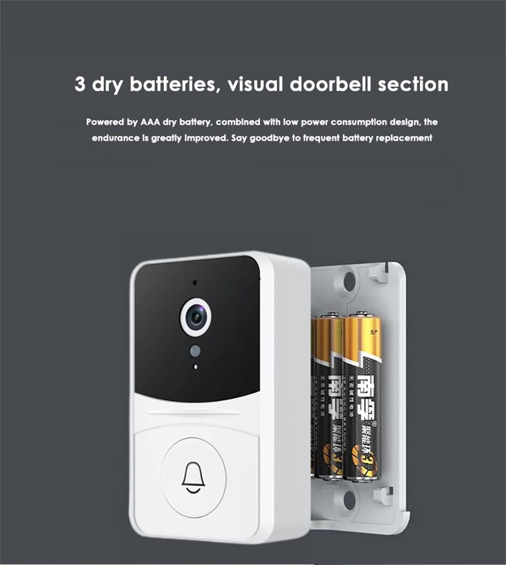 Tuya Smart Smart Door Bell Video Intercom Wireless  Wifi Outdoor Doorbell Night Vision Hd Camera Smart Home Security Door Bell