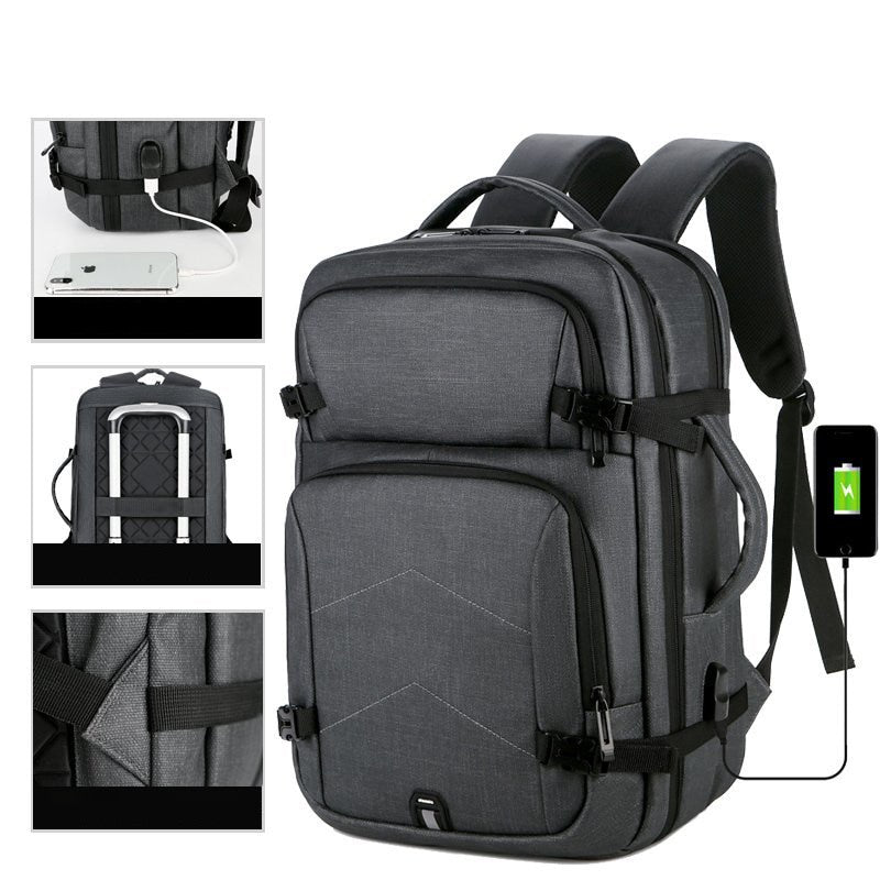 Luxury NG Multifunctional 15.6 inch laptop Backpack USB Charging Waterproof Urban Business Rucksack Schoolbag Larger Travel bag