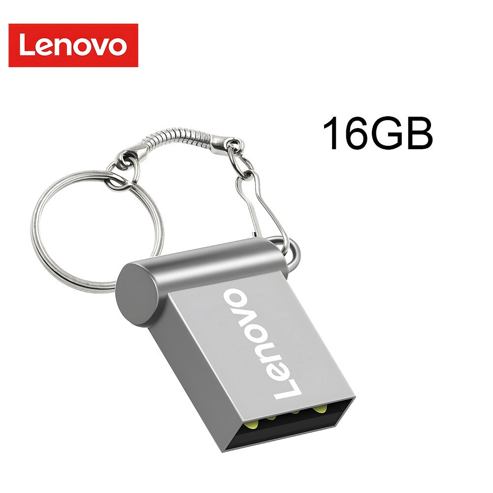 Lenovo USB Flash Drive 2TB 1TB 512G 256GB 128GB USB 3.0 Pen Drive High Speed Metal Memory Stick U Disk For Computer Phone Ipad