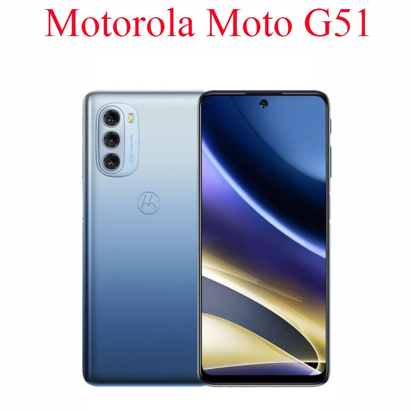 New Offical Original Global Rom Lenovo Mototola Moto G51 5G Smart Phone 5000mAh 6.8inch 120Hz Snapdragon480 Plus 50MP Camera