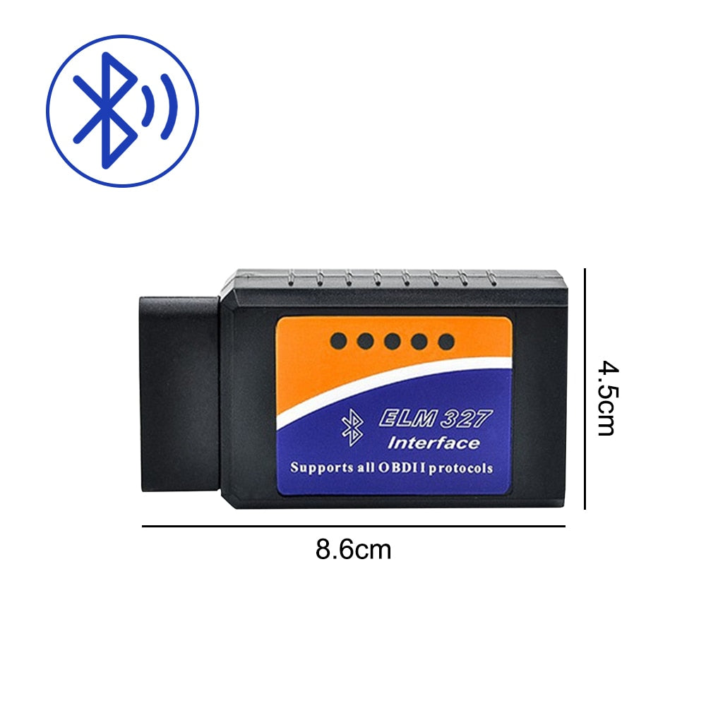 OBD2 Scanner ELM327 Auto Diagnostic Detector Code Reader Tool V1.5 WIFI Bluetooth OBD 2 for Android IOS Car Scan Repair Tools