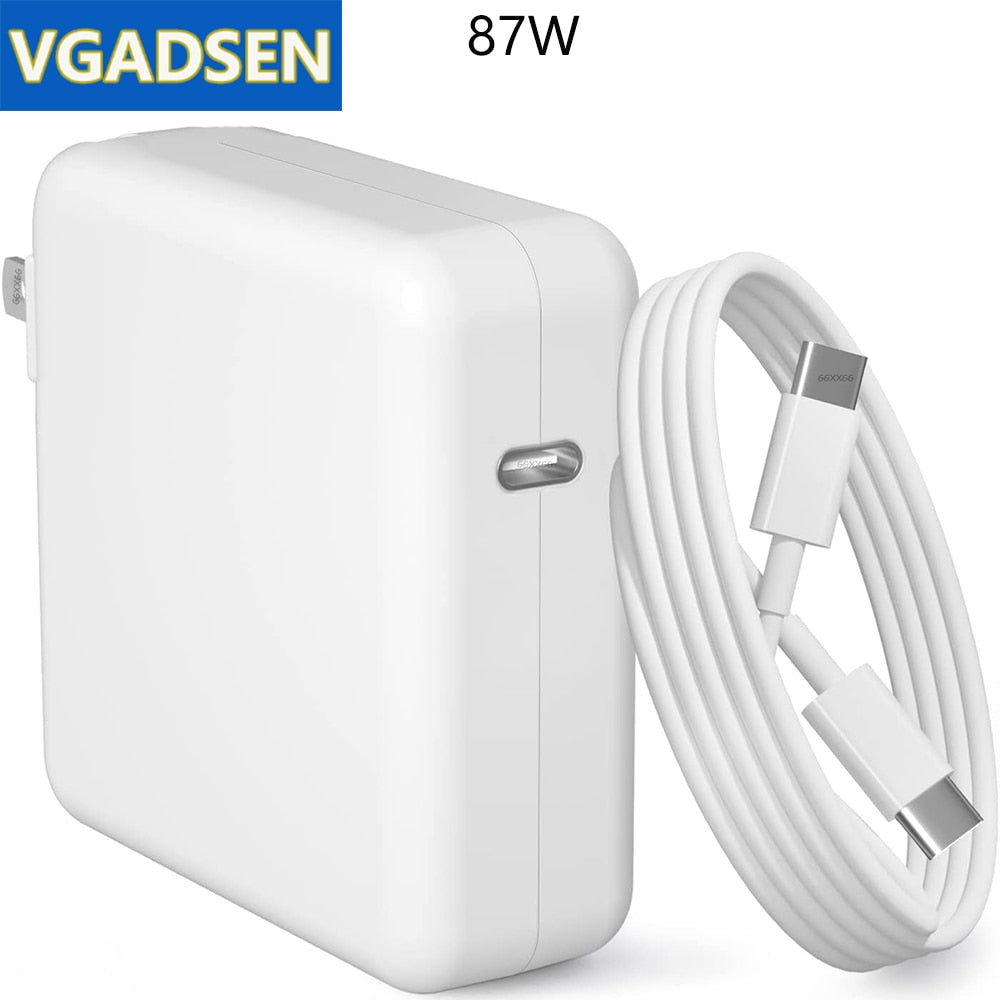 96W Mac Book Pro PD Fast Charge For Apple Macbook Pro 16 15 13 inch USB C Power Adapter For Mac Book Air With USB C TO C Cable