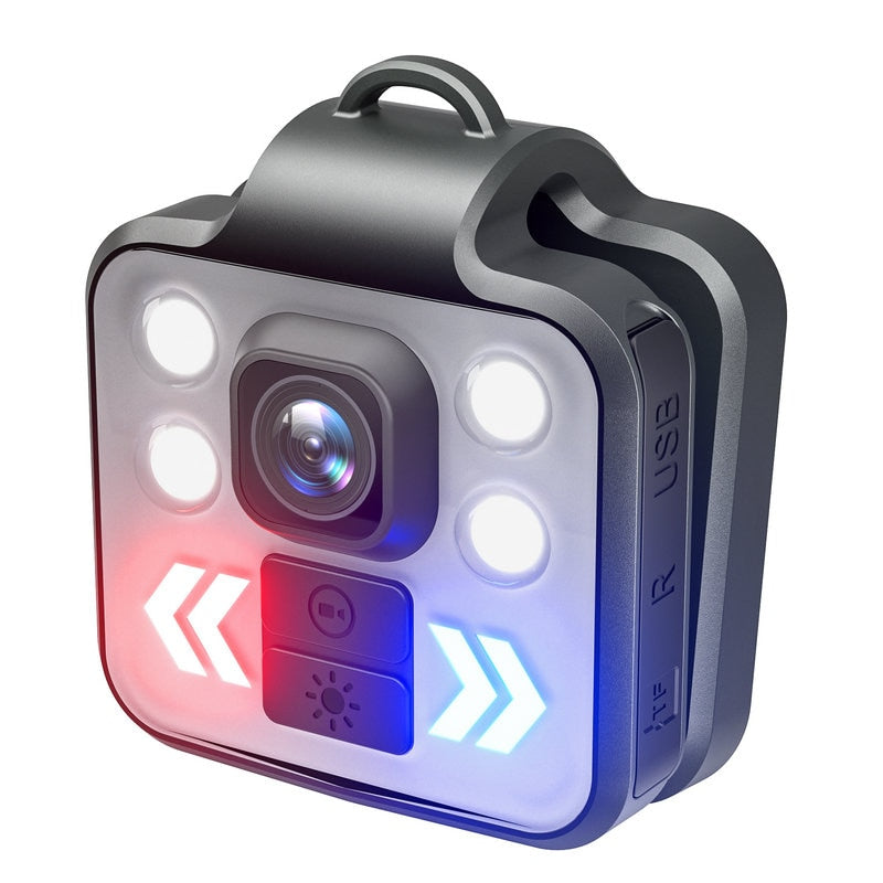 Mini Body Flashlight LED Portable Outdoor Sports Camera Small Recording Cameras for Self-protection W8