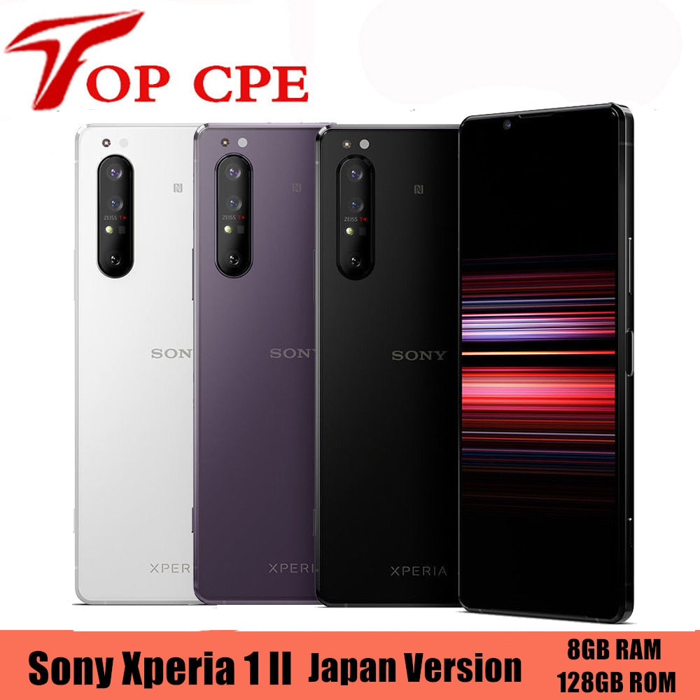 Sony Xperia 1 II 1ii Japan Version 5G 6.5" Octa Core 8GB RAM 128GB ROM NFC Original Unlocked Mobile Phone Single Card