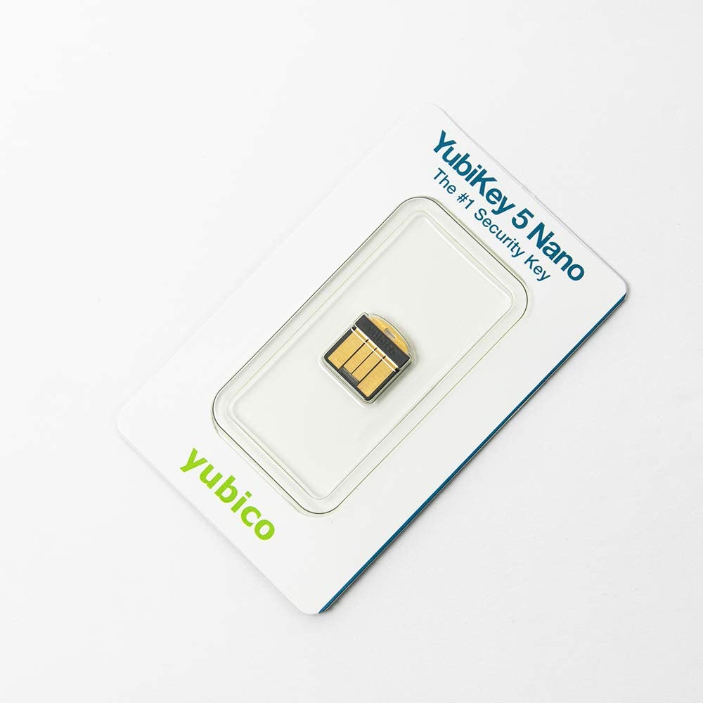 Yubikey Yubico 5 Nano USB A Security Key
