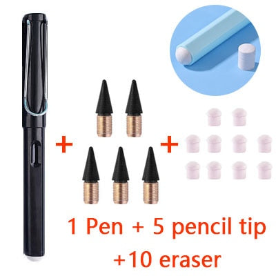 16PCS/SET Eternal Pencil Unlimited Writing  Pencils Art Sketch Painting Design Tools School Supplies School Stationery gifts
