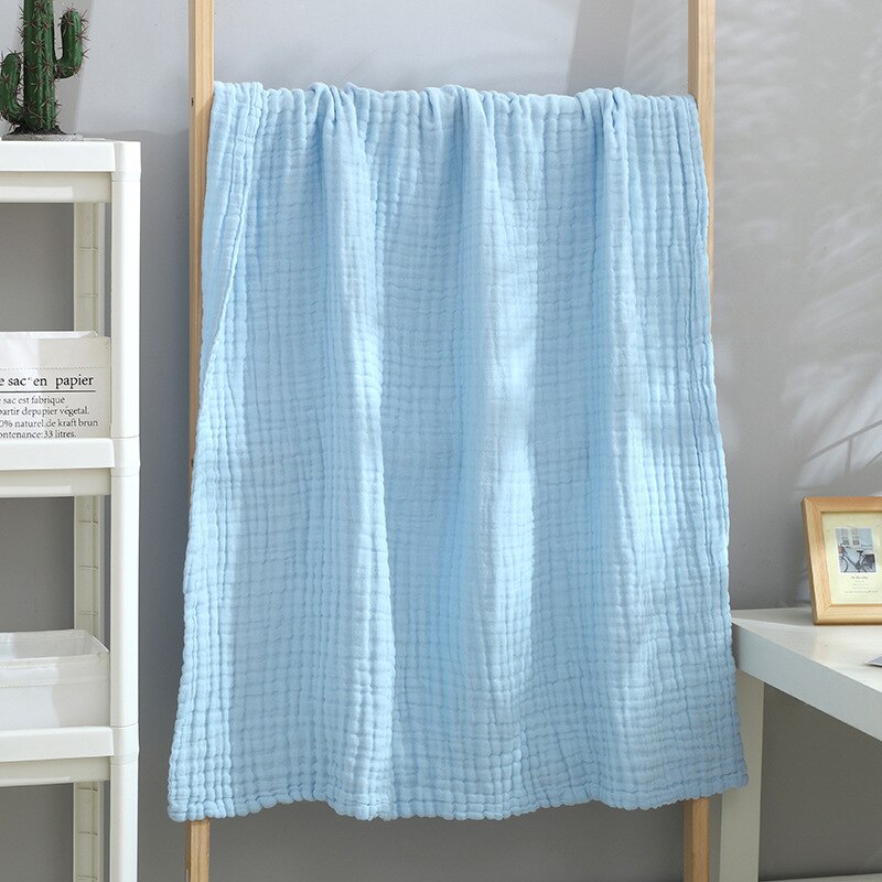 2PCS Baby Bath Towel Newborn Bathrobe Cotton Gauze 6 Layers Washcloth Blankets Child Robe Kids Facecloth Muslin bathroom towels