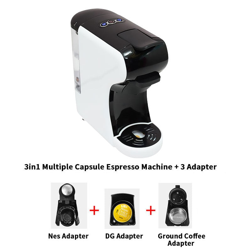 Expresso Coffee Machine 19Bar 3in1 Multiple Capsule For Dolce Gusto&Nespresso&Powder Multifunction Automatic Coffee Maker