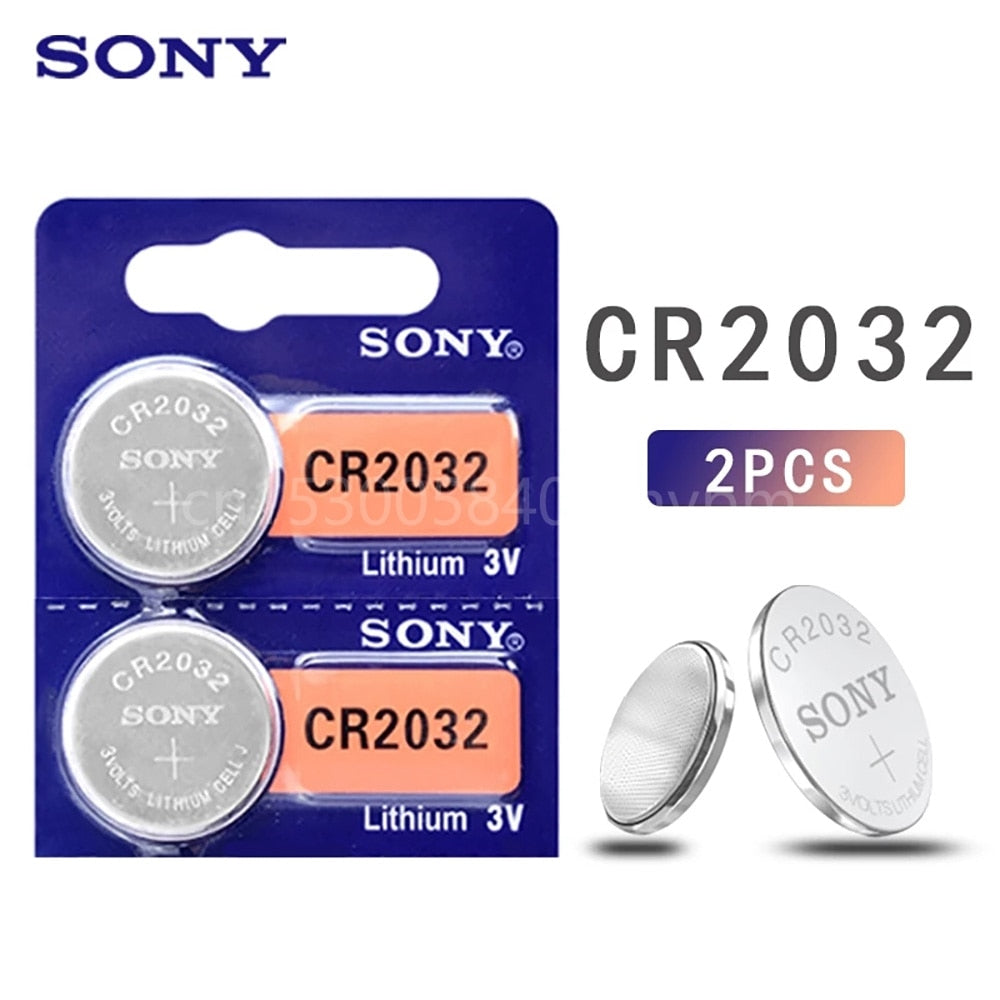 SONY Original CR2032 DL2032 ECR2032 BR2032 2032 CR 2032 3V Lithium Button cell Coin Battery Long Lasting for Watches