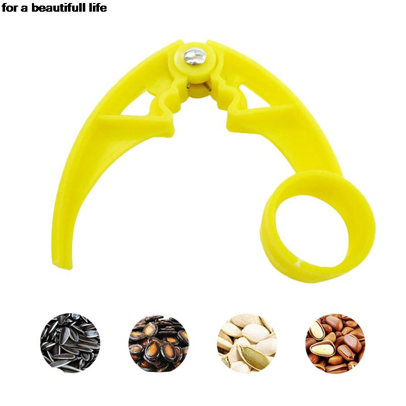5PC Mini Household Plastic Peeling Melon Seeds Opener Device Assist Clean Seeds Sunflower Shelling Machine Tool Accessories