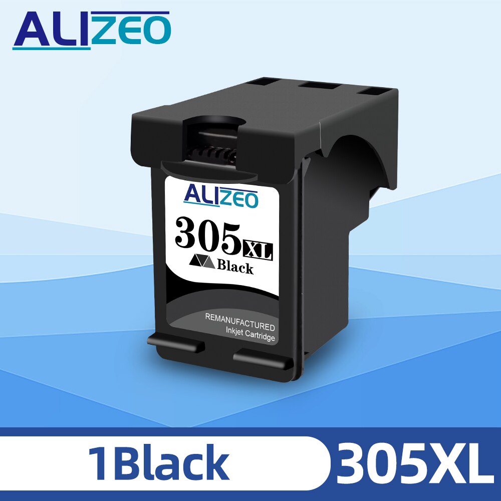 Alizeo Remanufactured Replacement For HP 305 HP 305 XL Ink Cartridge For HP Deskjetseries 4100 1212 1255 4122 6422 6430 2332