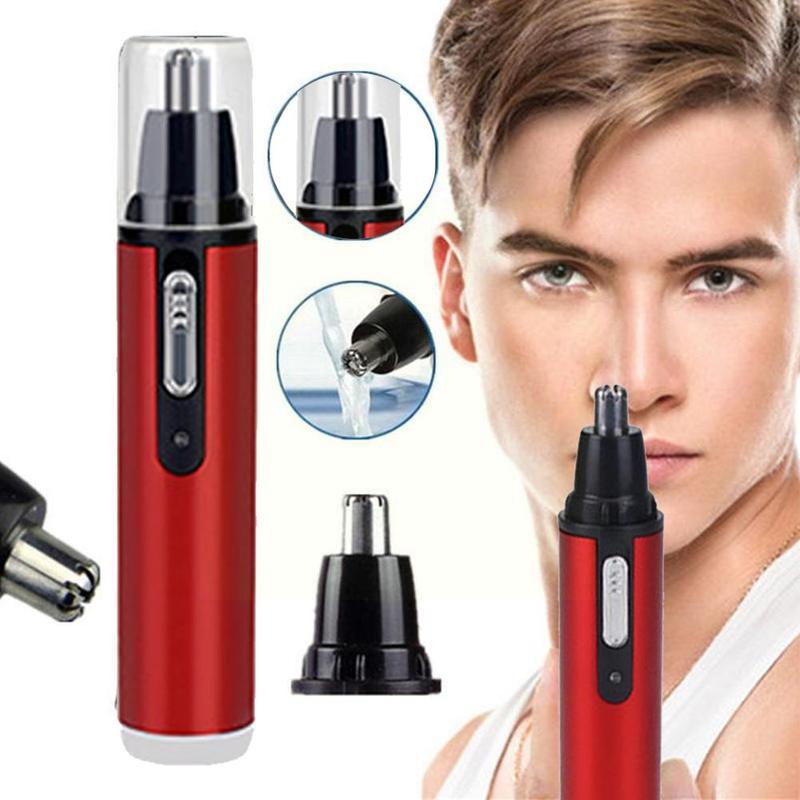 Usb Rechargeable Nose Hair Trimmer Nose Hair Cut Nose Tool Men Shaving Hair Care Trimming Knife Safe B4p2