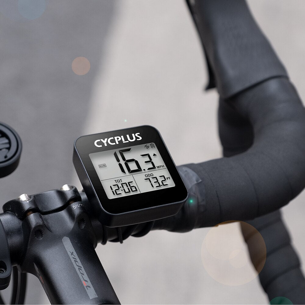 CYCPLUS G1 GPS Bike Computer Waterproof Speedometer Wireless Odometer Cycling Bicycle Accessories with Mount Holder