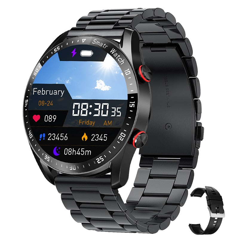 2022 New ECG+PPG Smart Watch Men Laser Health Blood Pressure Fitness Sports Watches Man Sports Waterproof Smartwatch For xiaomi