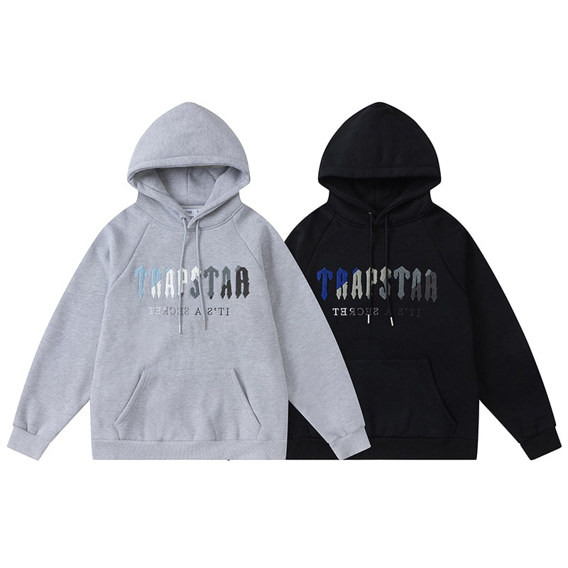 Men suits Trapstar Oversized Hoodies Men Woman 1:1 High Quality Towel Embroidery Pullovers Fleece Casual Trapstar Hoody hoodie