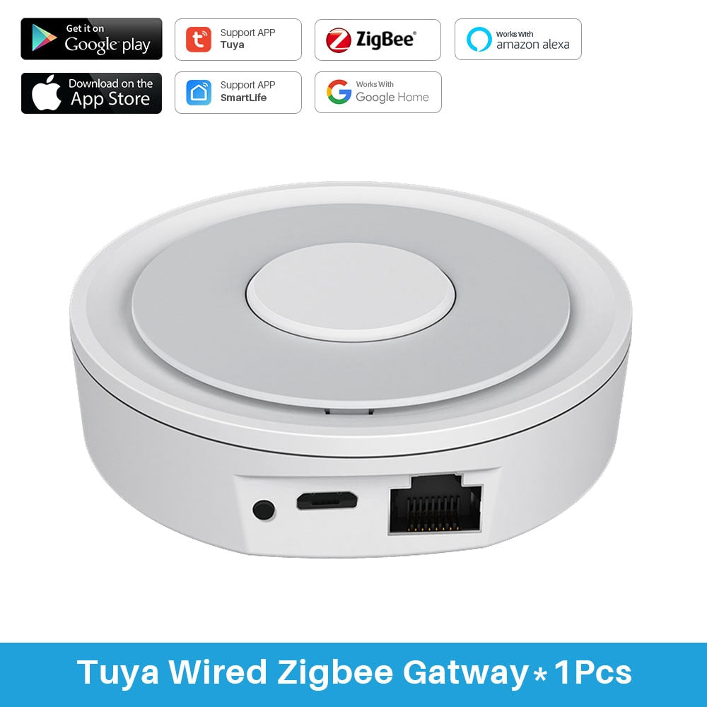 Zigbee Gateway Tuya HUB Wireless Bridge Smart Home Remote Control Zigbee 3.0 Protocol Smart Life Works With Alexa Google Home