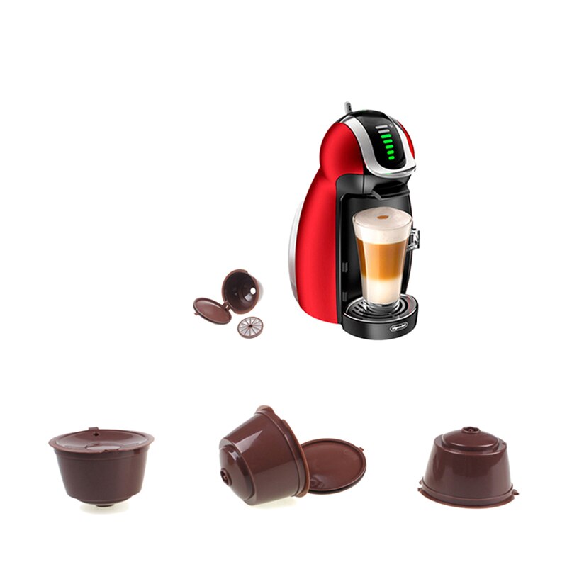 New Reusable Dolce Gusto Coffee Capsule,Plastic Refillable Compatible Dolce Gusto Coffee Filter Baskets Capsules 1Pcs