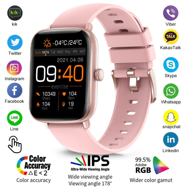 2022 New Bluetooth Heart Rate Monitor Smart Watch Men Full Touch Dial Call Fitness Tracker IP67 Waterproof Smartwatch Men women
