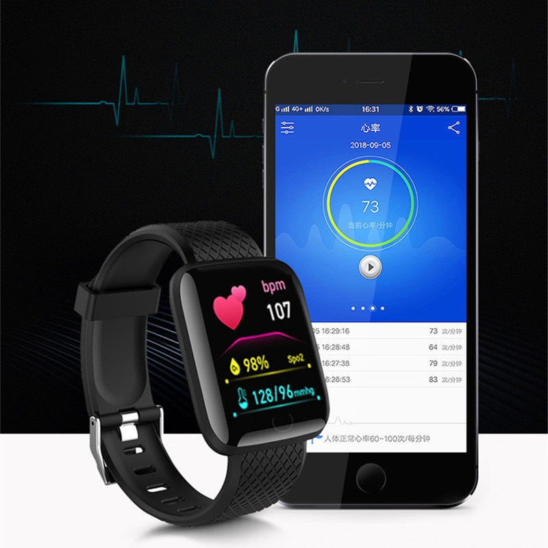 For Xiaomi Bluetooth Smart Watch Men Women Blood Pressure Heart Rate Monitor Sport Smartwatch Tracker Reminder Sleep Monitoring