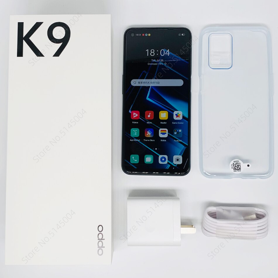 OPPO K9X 6GB 128GB Dimensity 810 Octa Core Mobile Phone 6.5'' 90Hz FHD Screen Smartphone 5000mAh Battery 64MP Camera Colos OS