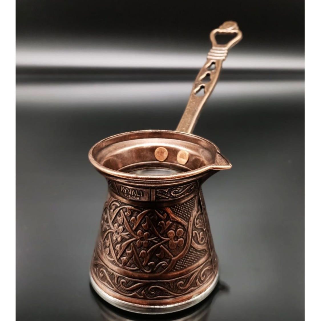 Turkish Coffee Pot Coffee Maker Moka Pot 4 Person 200 ML турка для кофе Copper Cezve Handmade Casting Decorative Gift Accessory